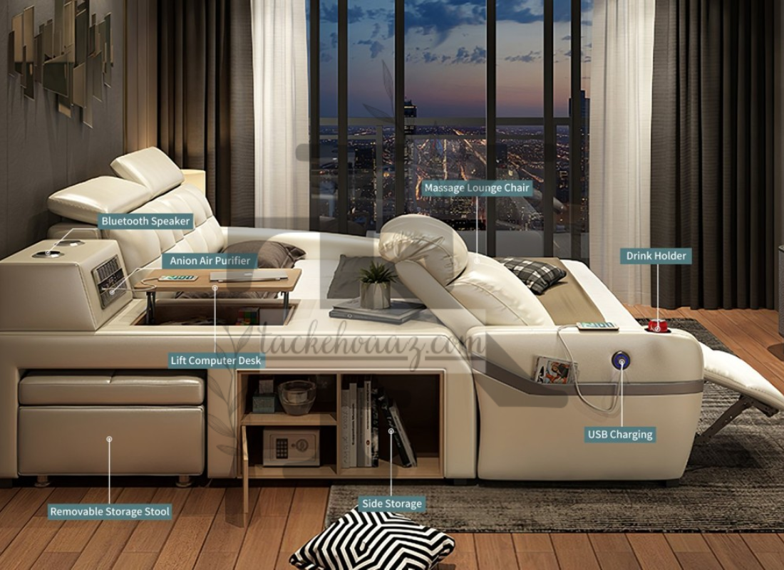 Luxury Smart Bed with Sleep Tracking